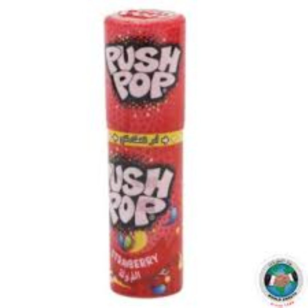 BAZOOKA T.P PUSH POP STRAW/RASP 34G